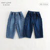 马克珍妮男童工装大口袋休闲牛仔裤儿童裤子直筒裤秋装新款241210 商品缩略图0