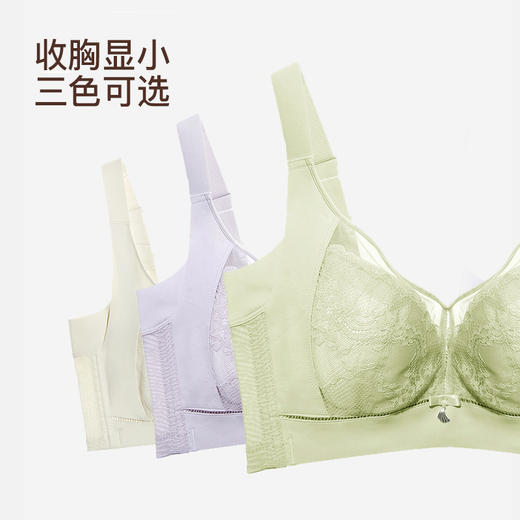 【第二件 0 元｜ 满2件 5 折】【C杯单件】【秀黛】纯臻记忆圈拼棉杯文胸L6110002C【门店同款】 商品图3
