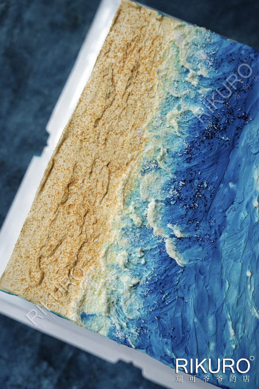 🌊奔赴山海 | 立体手绘鲜果蛋糕 商品图1