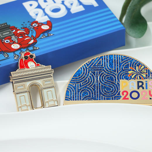 【正版授权】2024年巴黎奥运会·凯旋门吉祥物冰箱贴 商品图4