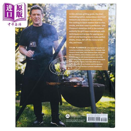 【中商原版】美式烧烤 掌握实火的125种食谱 American Grill 英文原版 Tyler Florence 生活休闲 美国美食 食谱 商品图1