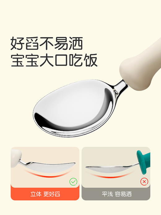 世喜3D不锈钢叉勺/SX-291131 商品图2