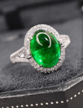 3.6ct 祖母绿戒指