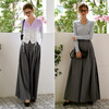 OLrain欧芮儿法式宽松裙裤休闲裤女早秋2024新款通勤百搭阔腿西裤 商品缩略图3
