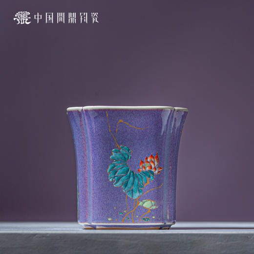 问鼎钧瓷笔筒(绘画) 商品图3