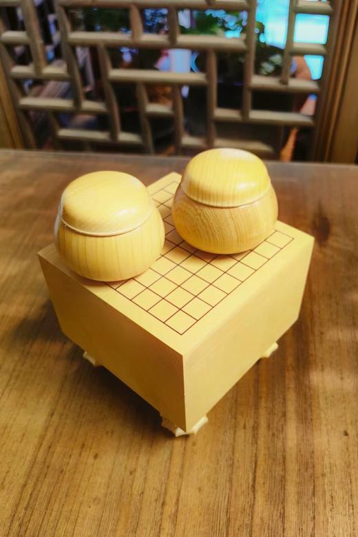 本榧九路小棋墩套装（赠送大漆工艺小葫芦） 商品图1
