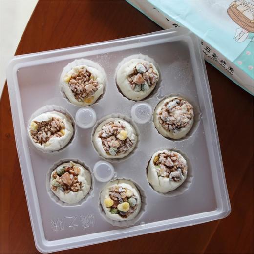 【嵊之味~腊肠五彩烧麦】绍兴老字号！老师傅纯手工包制！玉米、青豆、香菇、腊肠、胡萝卜馅料丰富，颗粒分明，咸香软糯，又一美味早餐。280g/袋（8个装），第三方仓顺丰、丰网随机发货，江浙沪皖包邮~ 商品图2