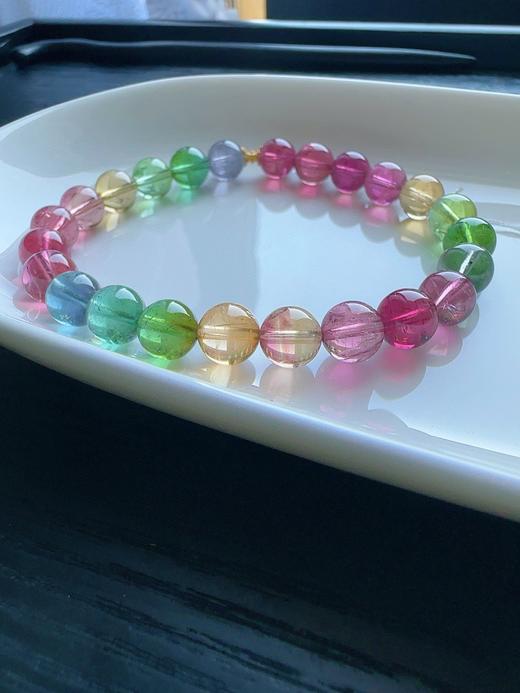 18.4g 8mm 碧玺手链 商品图1