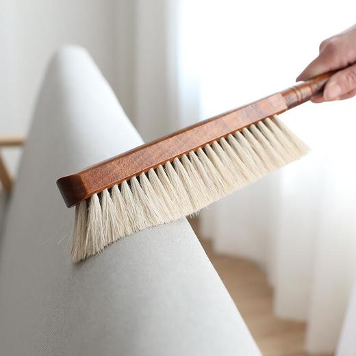 【高级除尘刷·长柄马鬃软毛】刷子扫床刷衣帽护理刷家用除尘刷沙发清洁床笤帚神器 商品图1