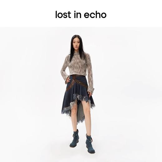 lost in echo设计师品牌小众设计感环带翘方头粗跟百搭短靴踝靴女 商品图1
