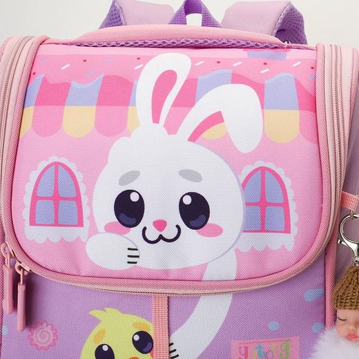 【萌趣相伴！幼儿园卡通小书包】呵护宝宝脊椎健康，致力轻盈减负，有效减轻背包负担，超轻小童大班女童3-5岁，幼儿园开学季书包3-5岁L 商品图2