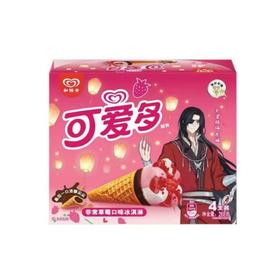 和路雪可爱多 非常草莓口味冰淇淋 268g/盒