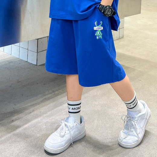 男童短裤夏季外穿儿童运动裤子2024新款洋气男孩夏装男大童五分裤 商品图1