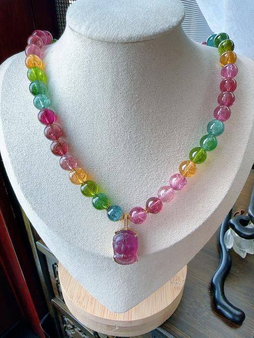 33.82g 6mm 碧玺手链 商品图1