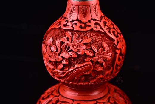 【福禄花开】漆雕葫芦摆件一对ZX2406120 商品图2