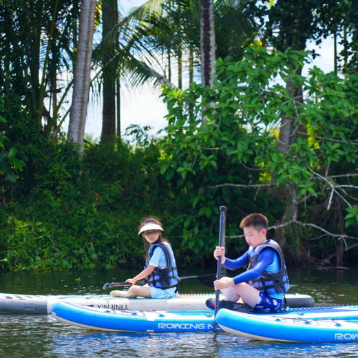 5天4晚【海南万宁寒假亲子营】嗨玩亚特兰蒂斯水世界&水族馆！体验桨板穿越雨林秘境、冲浪浮潜、轻奢住宿、特别赠送海边下午茶及接机服务等，充实过亲子假期！ 商品图1