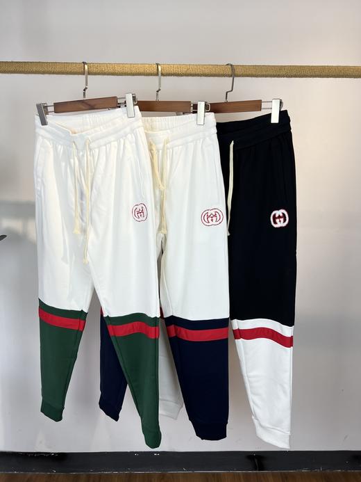 双G 2024秋季新款 男士 立体拼色纯棉牛肚休闲长裤 Z-11828 商品图1