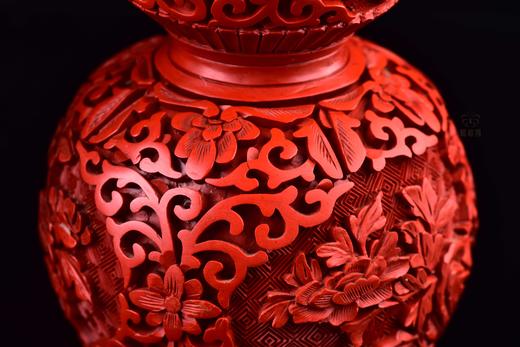 【福禄花开】漆雕葫芦摆件一对ZX2406120 商品图3