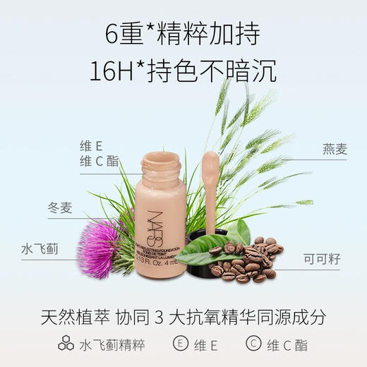 【中小样】NARS纳斯流光美肌粉底液 L2 10ml 商品图8