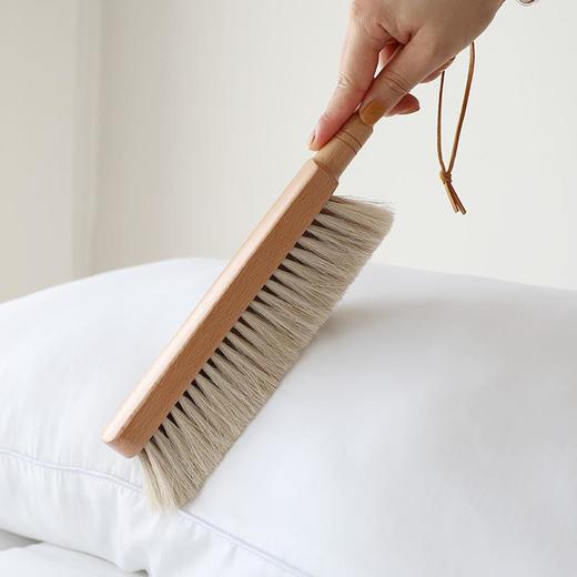 【高级除尘刷·长柄马鬃软毛】刷子扫床刷衣帽护理刷家用除尘刷沙发清洁床笤帚神器 商品图3