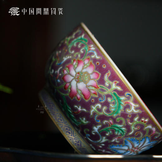 问鼎钧瓷大听泉杯（满工珐琅彩） 商品图3