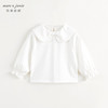 马克珍妮女童娃娃领全棉长袖打底衫 儿童T恤上衣童装春秋款241183 商品缩略图2