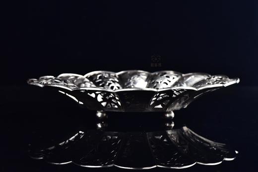 【梅兰竹菊】镂空老银盘YS2407009 商品图4