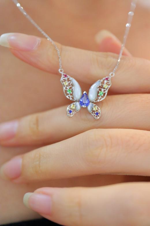 0.456ct 蓝宝石项链 商品图8