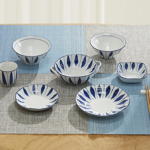 太十草系列  日式餐具 饭碗/双耳碗/圆盘/方形碗/茶杯 商品图0