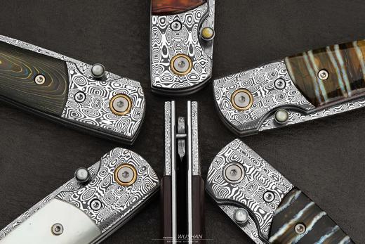 三希堂  现代刀系列  猛犸小折  未开刃 商品图7