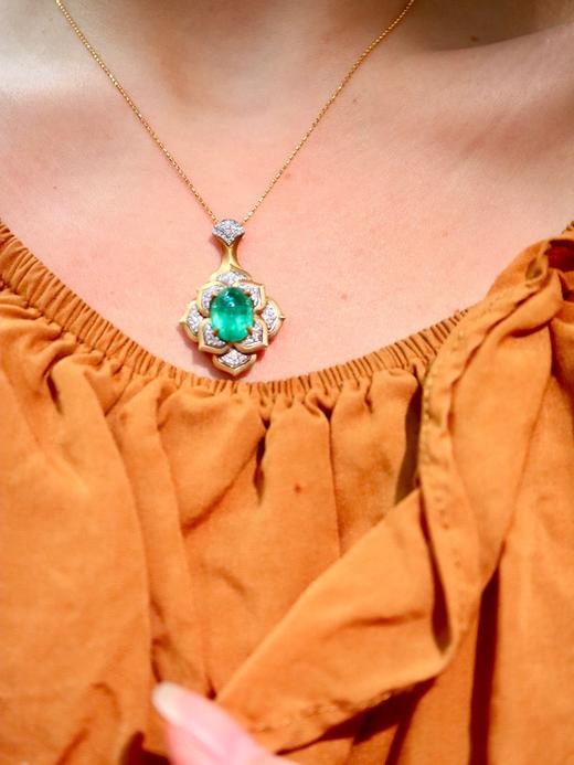 4.69ct 祖母绿吊坠 商品图7