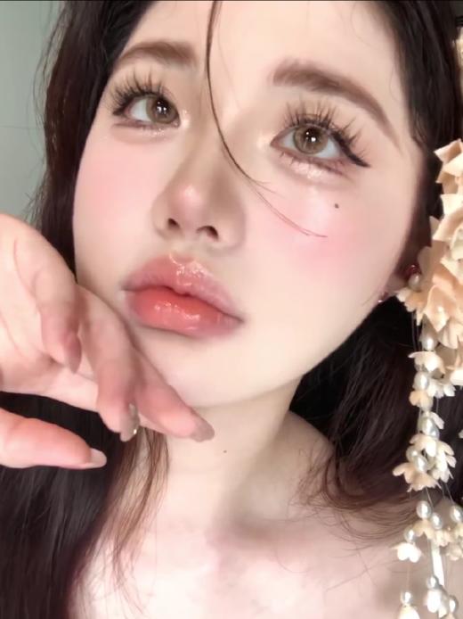 woolilens半年抛 14k玫瑰金/24k纯金 14.2mm 灰棕/金棕 拍下即为一副两片 商品图9