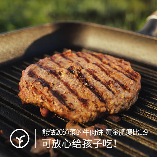 有机牛肉饼500g*2袋(100g*10片) 商品图1