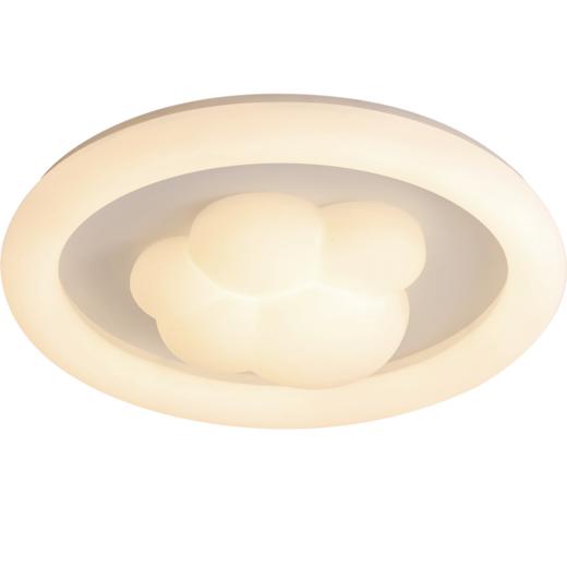 欧普（OPPLE）小团团卧室奶油风圆形儿童房猫爪吸顶灯 商品图8