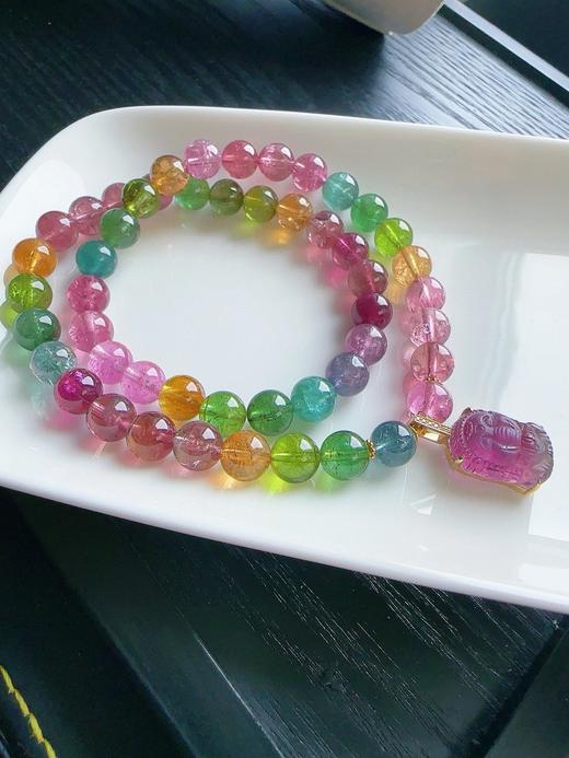 33.82g 6mm 碧玺手链 商品图3