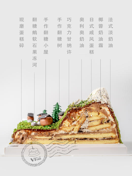 阿勒泰微景观艺术蛋糕 商品图2