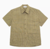 Simple Project/Y24117/黄绿格纹布包扣双褶侧缝插片短袖衬衫 商品缩略图4