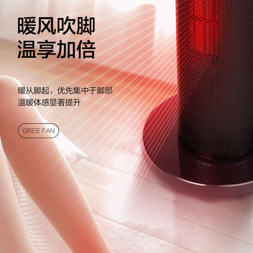 格力（GREE）冷暖塔扇塔式落地扇遥控家用风扇电风扇家用取暖器空气清新塔扇（FL-10X61RBg） 商品图6