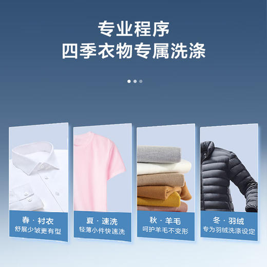 海尔（Haier）10KG滚筒洗衣机全自动家用大容量智能变频一级能效羽绒洗1.1高洗净比+洗烘一体XQG100-HBD1216 商品图5