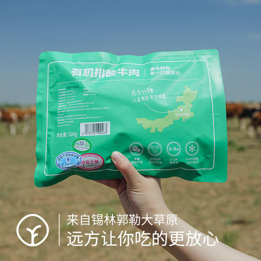 有机牛肉饼500g*2袋(100g*10片) 商品图5