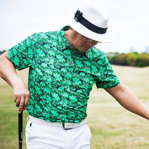 奥地利KKG男士印花短袖Polo衫活动期间买2件发3件 商品图4