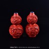 【福禄花开】漆雕葫芦摆件一对ZX2406120 商品缩略图0