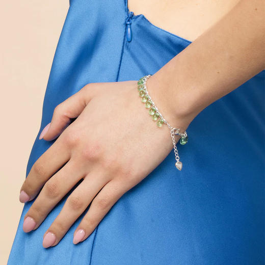 订购6周到｜Annele-Minty Mojito-薄荷绿 银色 手链［芬兰设计师］ 商品图0