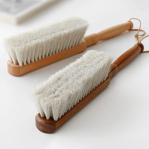 【高级除尘刷·长柄马鬃软毛】刷子扫床刷衣帽护理刷家用除尘刷沙发清洁床笤帚神器 商品图0