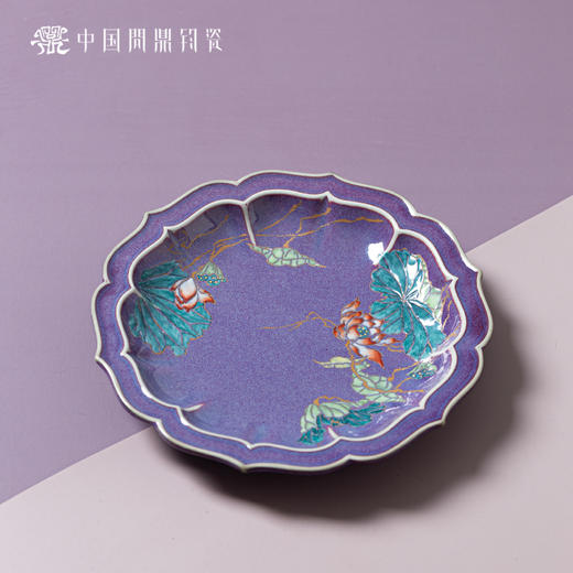 问鼎钧瓷宝相壶承（绘画） 商品图0