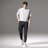 PINLI品立2024夏季新款男装压褶休闲小脚裤薄款九分裤潮牌束脚裤B242117159 商品缩略图4