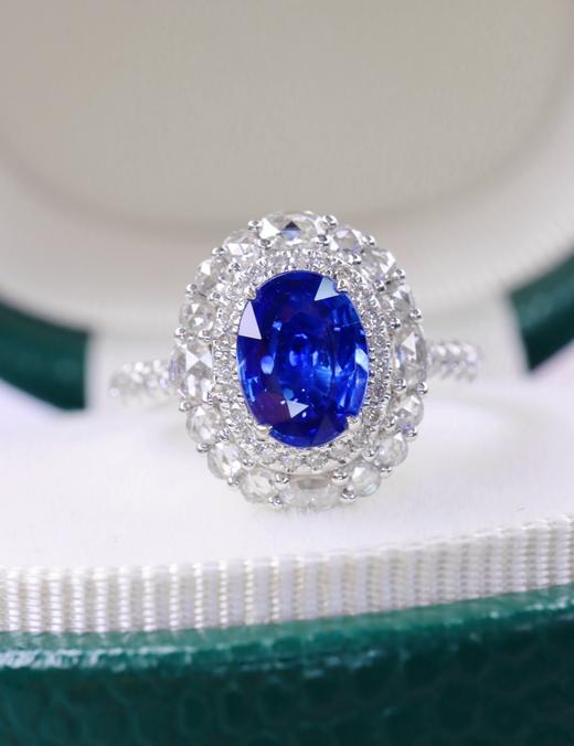 1.3ct 蓝宝石戒指 商品图2