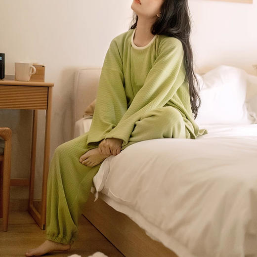 裁缝学苑AS293圆领衫松紧裤打底家居服套装纸样女装上衣+裤子样板 商品图5