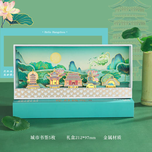 【景点文创彩绘书签】城市建筑文旅局纪念品 金属书签旅游纪念小礼品 商品图7