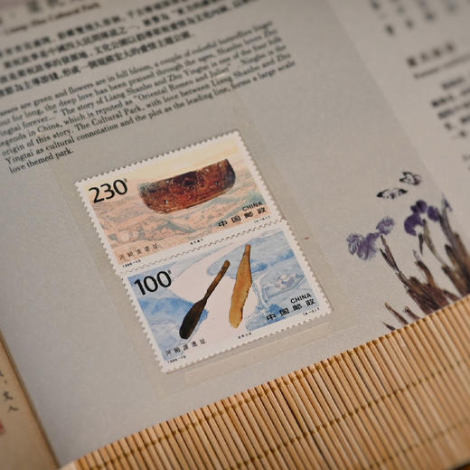 羽诗制造出品 锦绣宁波丝绸邮票珍藏册随行杯礼盒套装 商品图2